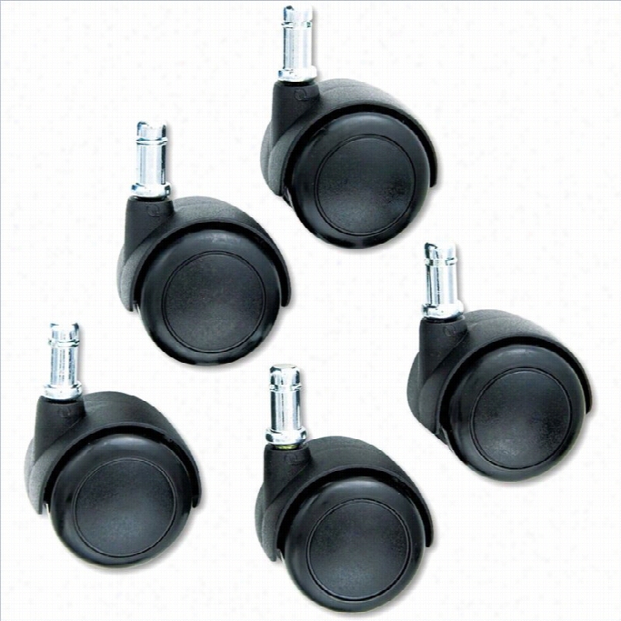 Safco Hard Casters (set Of 5)