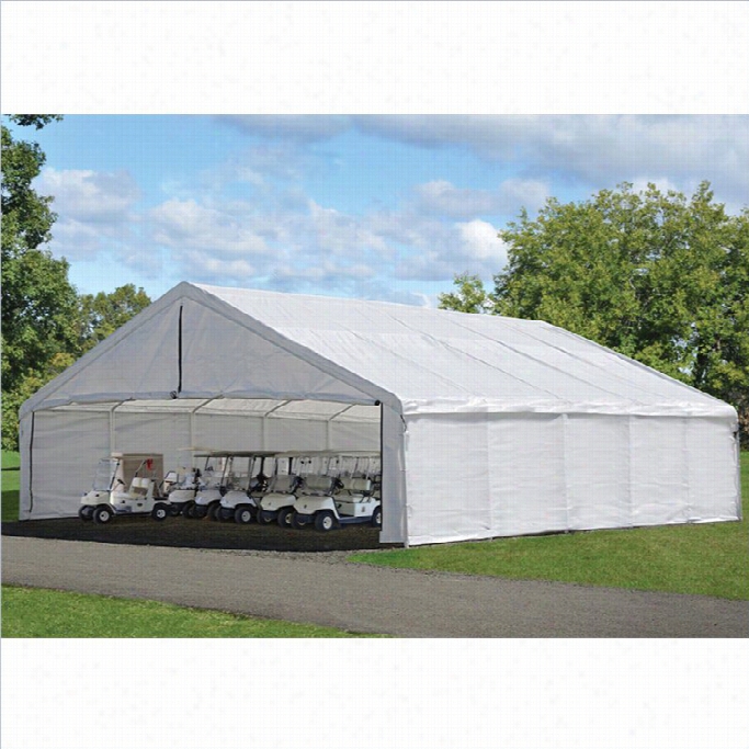 Shelterlogic 30'x30' Ultra Max Industrial Canopy Enclosure Kit In White
