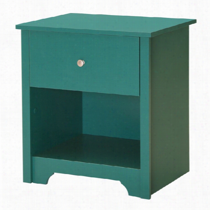 Southern Shore Vito Nightstand In Turquoise