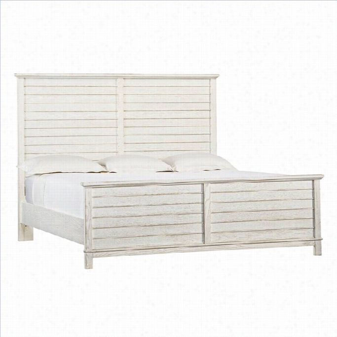 Stanley Furniture Coastal Living Resort Queen Panel Bed In Sail Cloth