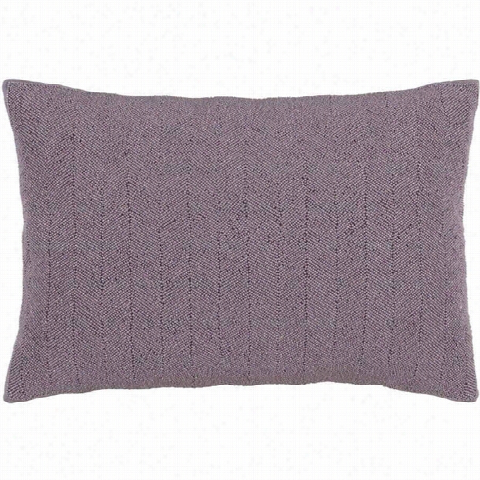 Surya Gianna Poly Fill 13 X 20 Pillow In Purple