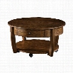 Hammary Concierge Round Cocktail Table in Brown