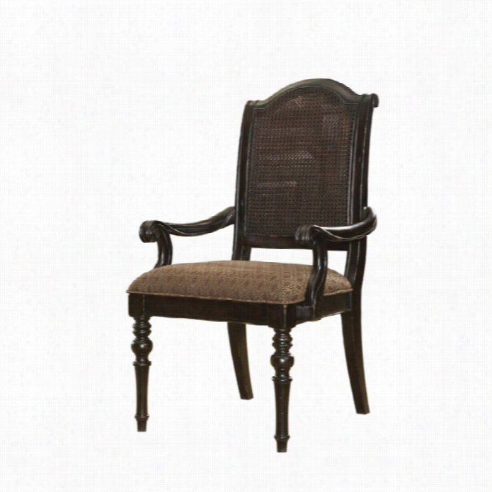 Tommy Bahama Hhome Kingstown Isla Verde Fabric Branch Dinign Chair In Tamarind