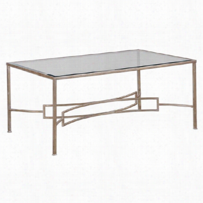 Uttermost Eilinora Silver Coffee Table