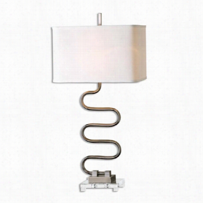 Uttermost Karna Wavy Metal Table Lamp