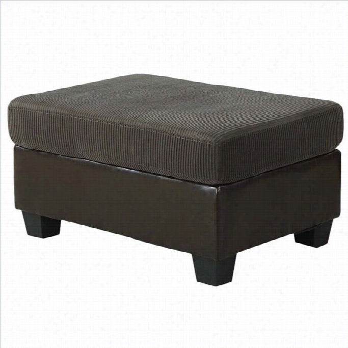 Acme Furniture Connell Ottoman In Olive Gray