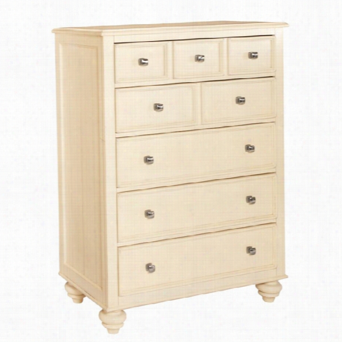 American Drew Camden 5 Drawer Chest In Buttermilk Finish