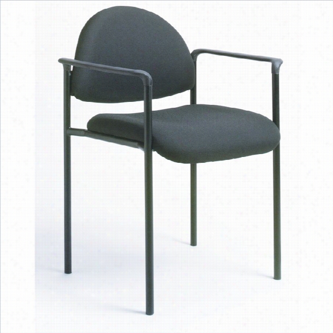 Boss Offfice Coontemporary Style Stacking Chair-bugrundy