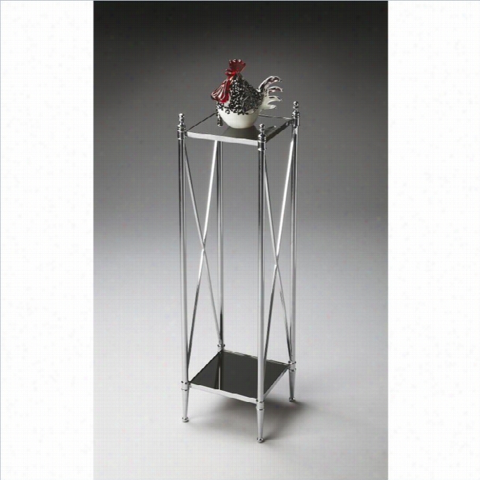 Butler Specialty Modern Expressions Pedestal Plant Stand In Nickel