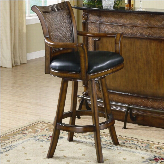 Coaster Clarendon 29 Bar Stool In Brown