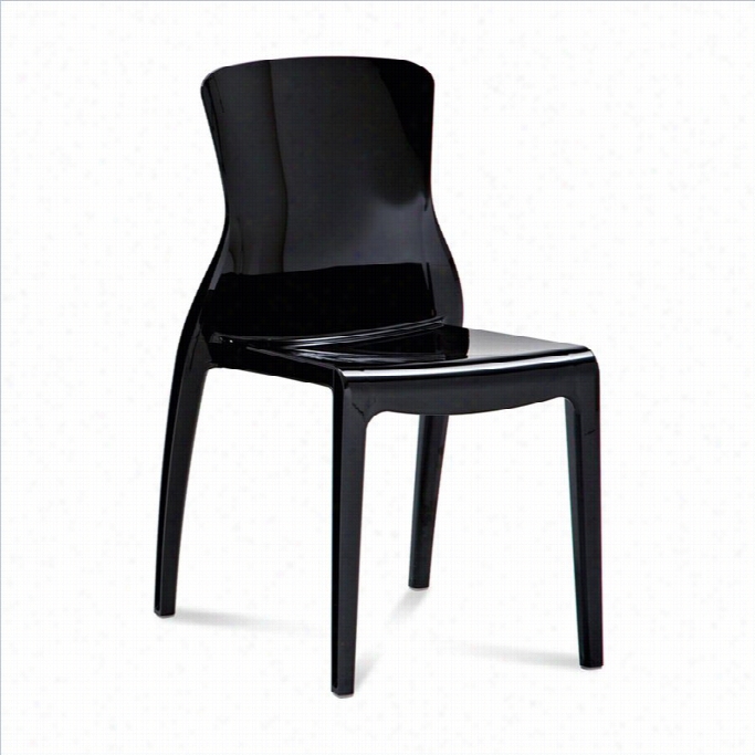 Domitalia Crystal Diningchair In Black