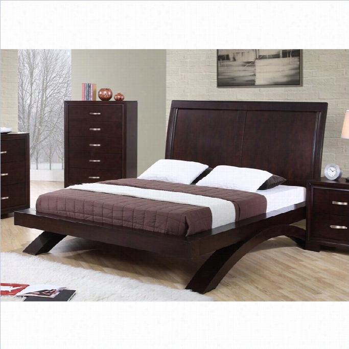 Elemwnts Raven Bed In Espresso-queen