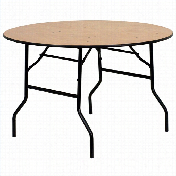 Flash Furniture 60 Round Wood Flding Banquet Tqble