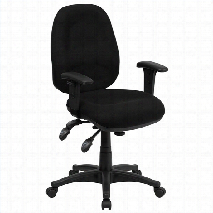 Flash Furniture Multi Functional Commputer Office Chair In Black