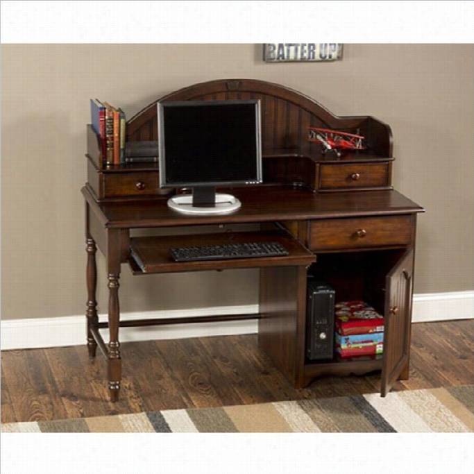 Hillsdale Westfield Desk And Hutch Set In Espresso Finish