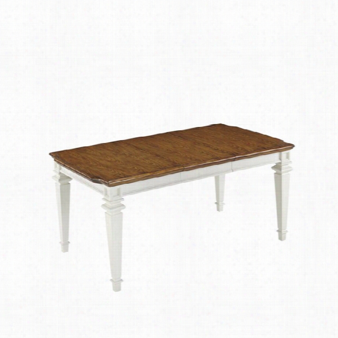 Home Styles Americana Rectahgular Dibing Table In White Oak