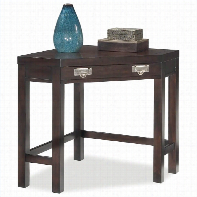 Home Styles City Chic Corner Laptop Desk / Occasional Table In Espresso