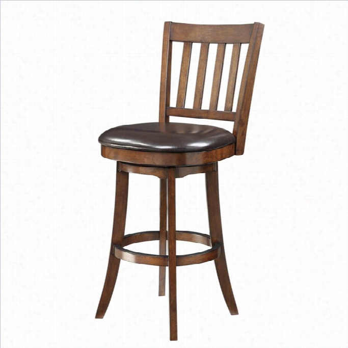 Inspired Bybassett Mission 29.50 Bar Stool  In  Espressso