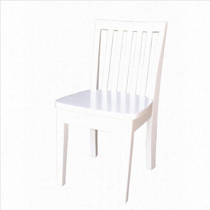 Inernational Concepts Mission Kids Chair In Linen White (set Of 2)