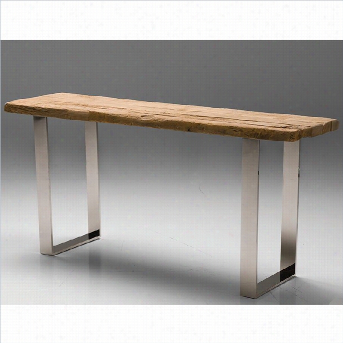 Mobital Provebce Console Table Inpolished Steel