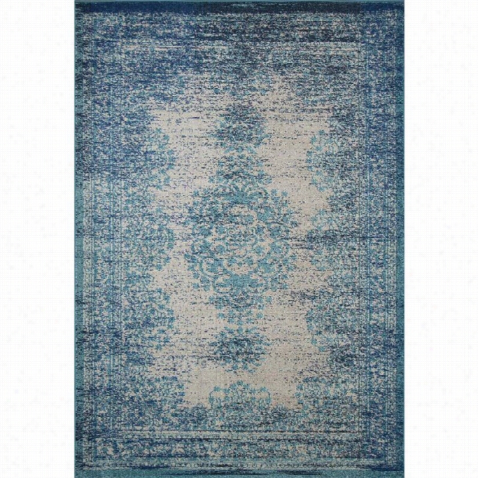 Nuloom 9' X 12' Vintage Moriah Rug In Azure