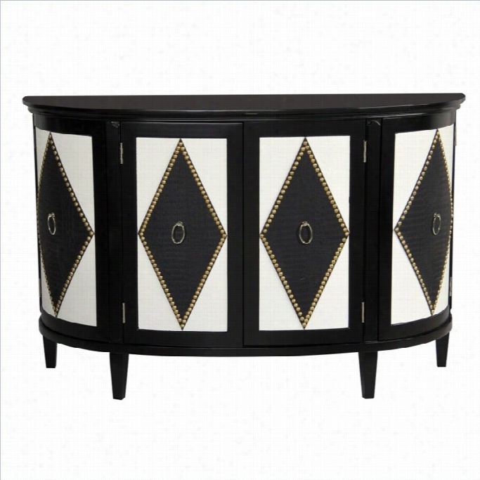 Pulaski Accent Chest In Black And Wite