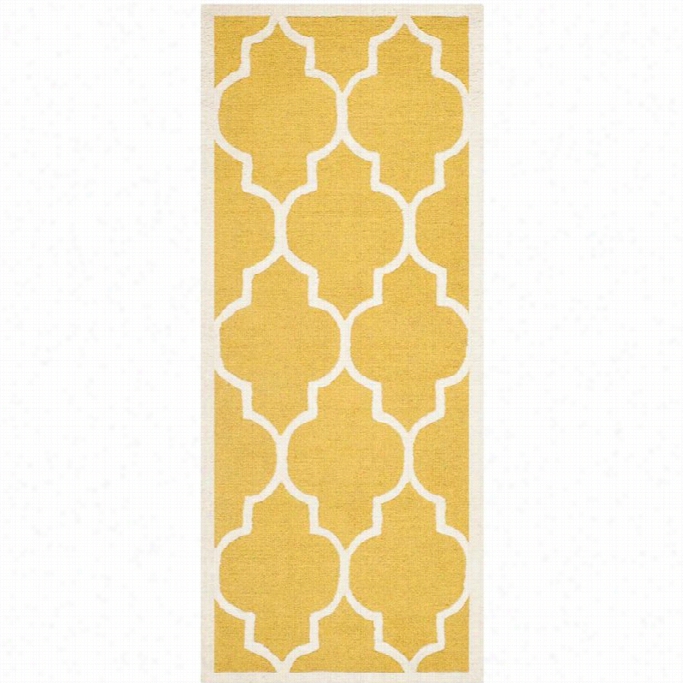 Safavieh Cambridge Gold Transitional Rug - Runner 2'6 X 20'