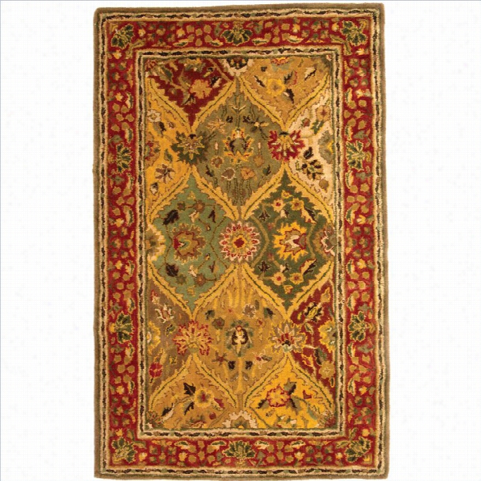 Safavieh Heritage Rectagle Rug In Multi-3' X 5'