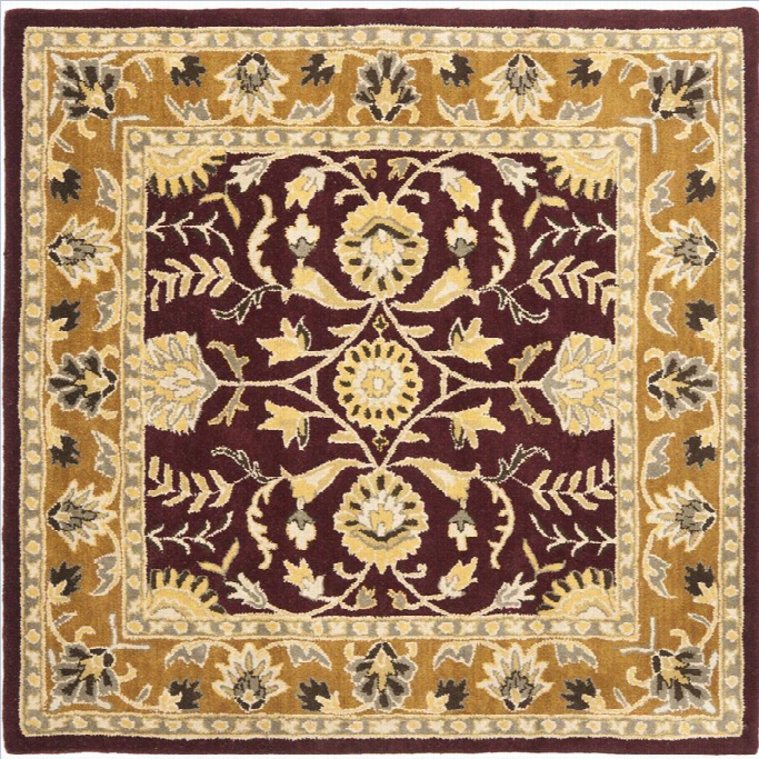 Safavieh Heritage Suit Rug In Red / Gold