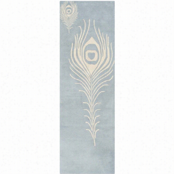 Safavieh Soho Light Blue Contemporary Rug - Runnee 2'6 X 6'