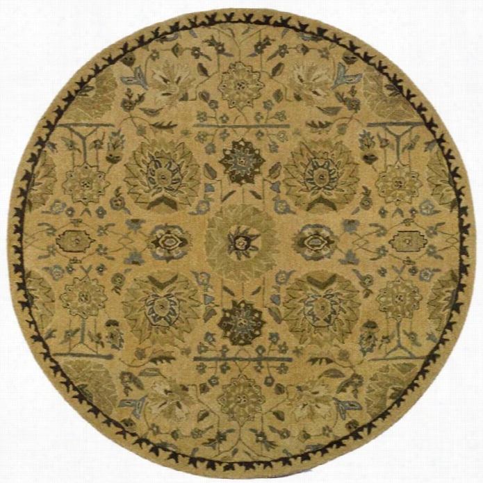 Safavieh Taj Mahal Ron D Rug In Taupe / Multi