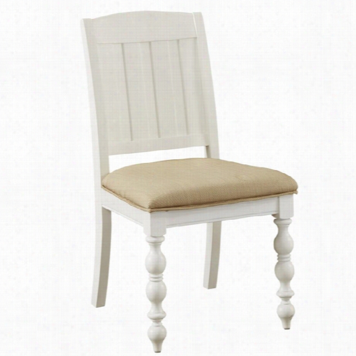 Samjel Lawrence Furniture Summertime Desk Chiar In White