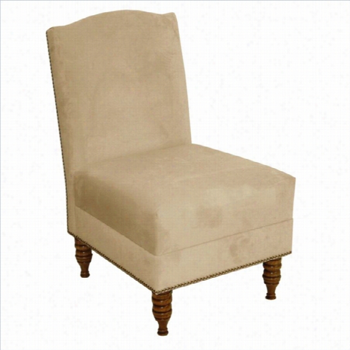 Skyline Furniture Upholstered Slpiper Chair In Buckwheat