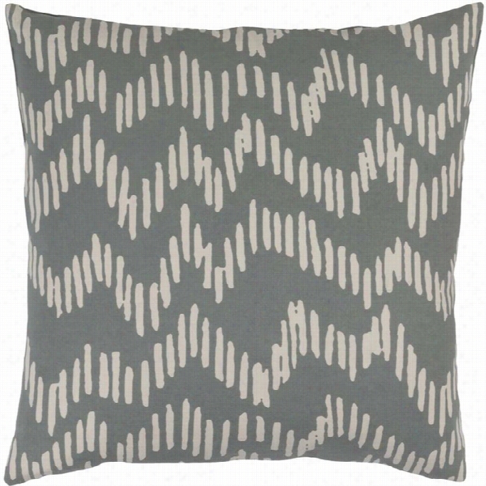 Surya Somerset Down Fill 20 Square Pillow In Slate