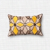 Loloi 1'1 x 1'9 Cotton Poly Pillow in Taupe and Gold