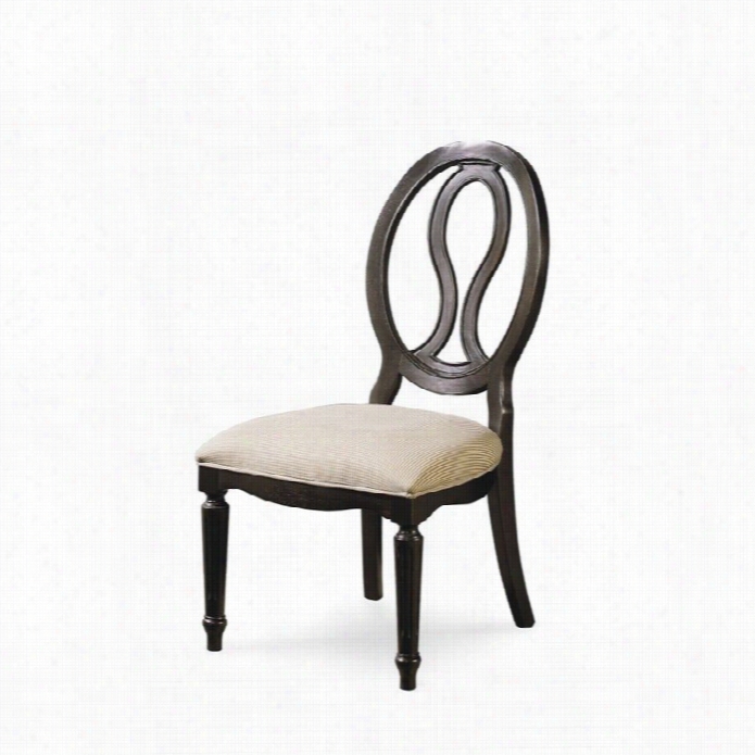 Univer$al Furniture Summer Eminence  Pierced Back Ise Chair In Midnight