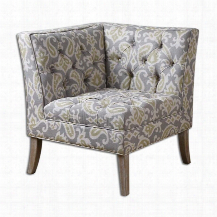 Uttermost Meliso Tufted Corner Chair