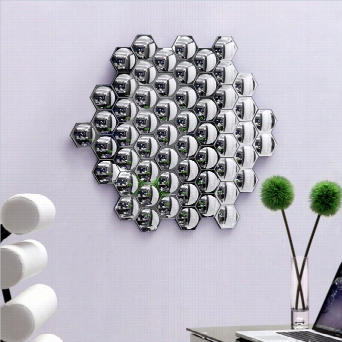 Zuo Honeycomb Mirror In Clear