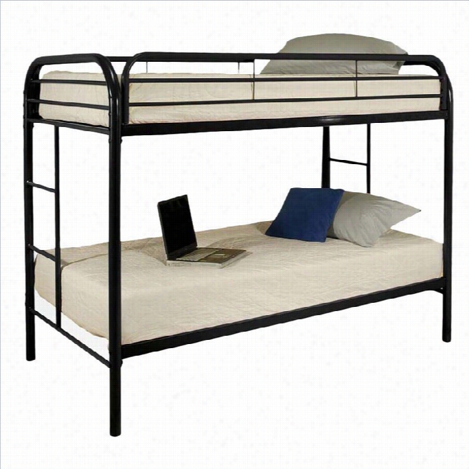 Acme Furniture Thomas Twin Bunk Bed In Blak