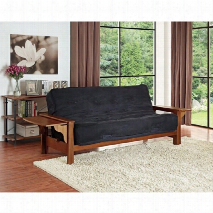 Ameriwood Brooklyn Manufactured Cloth Futon In Brown