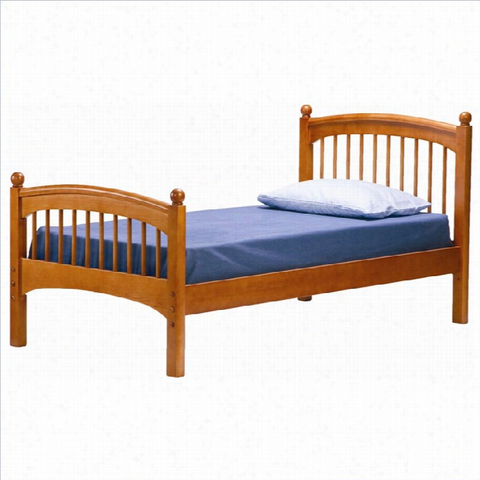 Bolton Furniture Sesex Windsor Twin Bed In Honey