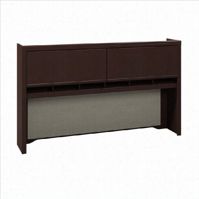 Bush Bbf Enterprise 72w Overh Ead In Mocha Cherry Finish