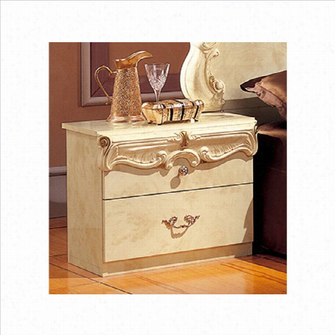 Camelgroup Baorcco Nightstand In Ivory