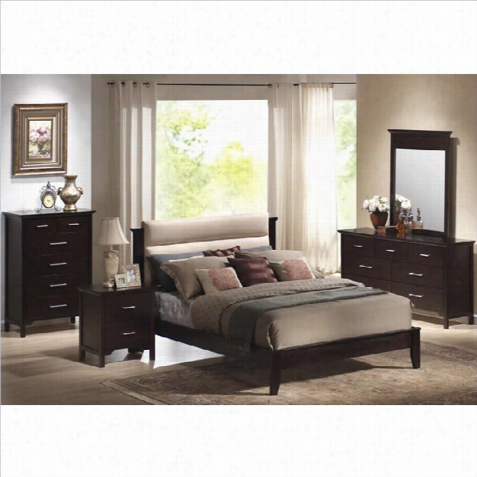 Coaster Kendra Platform Bed 5 Piece Bedroom Set In Maaho9any