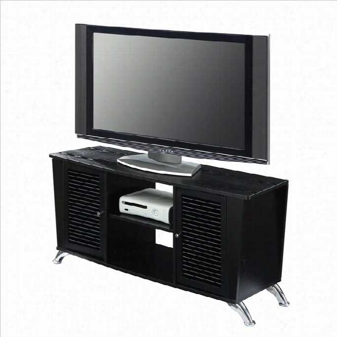 Convenience Concepts Designs2go Voyager 48 Tv Stand In Black