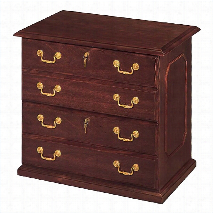 Dmi Overnors 2 Drawer Lateral Wood File In Mahogany