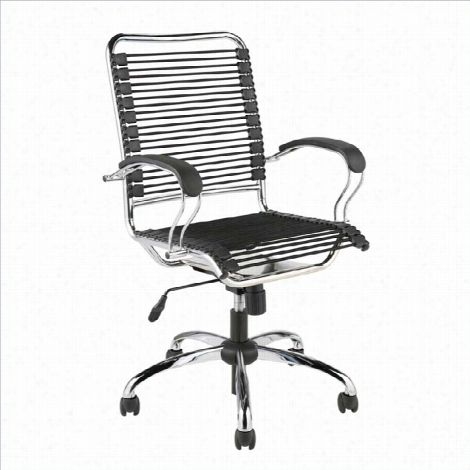 Eurostyle Bungie Flat J-arm Office Seat Of Justice N Blck/chrome