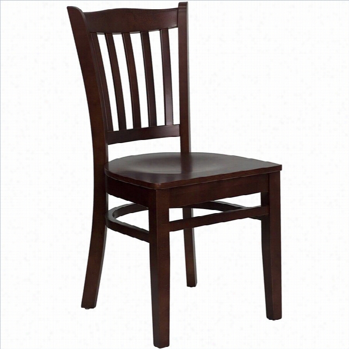 Flash Furniture Hercules Series Restau Rant Dining Chair In Mahogany