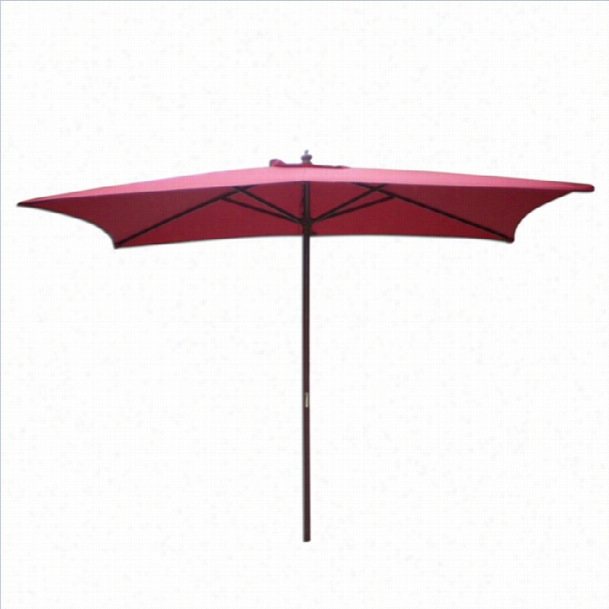 International Study Cepts Rectangularr Market Umbrella Autumn Red