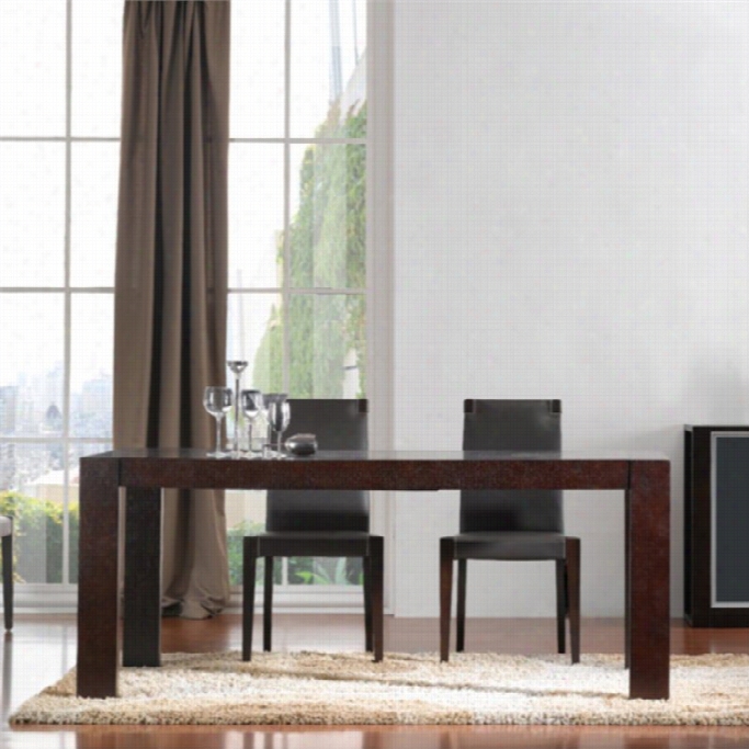 J&m Furniture Colibri W Ood Dining Table In Dark Oak